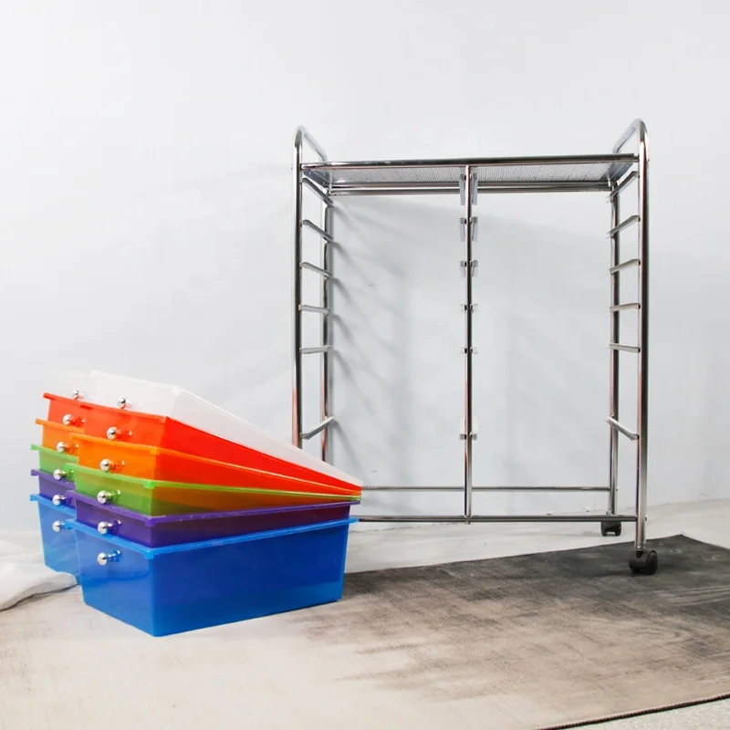 GMJ  Portable Tiers Storage Cabinet For Bathroom Kitchen Household Storage Rolling Drawer Storage Cabinet