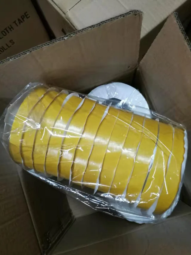 Factory  High Strength Self Adhesive Mesh Duct Repair Cloth Carpet Tape Double Sided Fiberglass Filament Cloth Tape