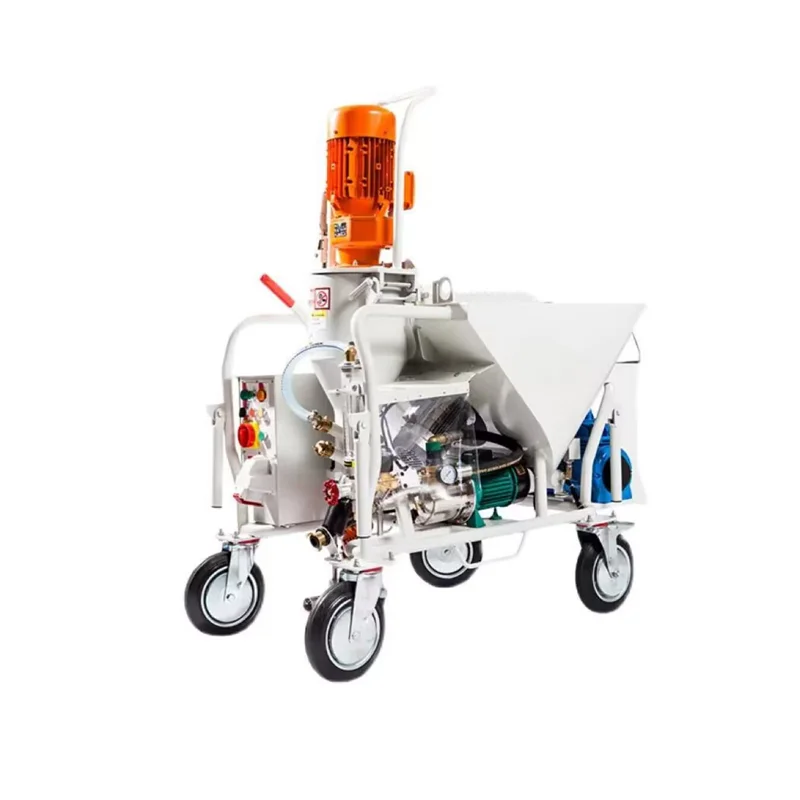 Automatic high quantity gypsum mortar spraying equipment price