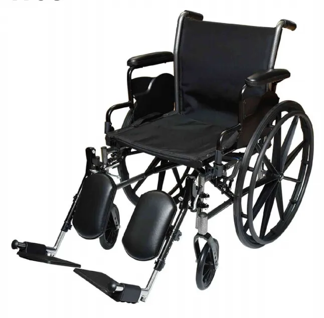 Elevating legrest manual wheelchair sillas de ruedas seat width 16/18/20 Rehabilitation steel wheelchair