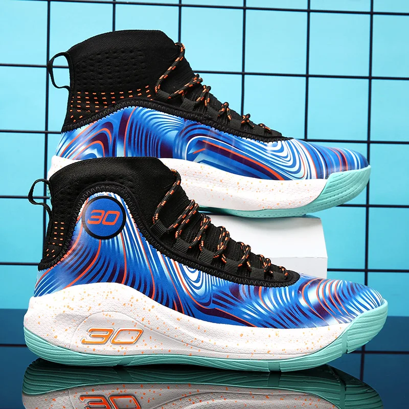 Outdoor Fashion Athletic Sneakers Women Basketball Air Non-slip Basketball Shoes Wholesale All Seasons Men Customized MD