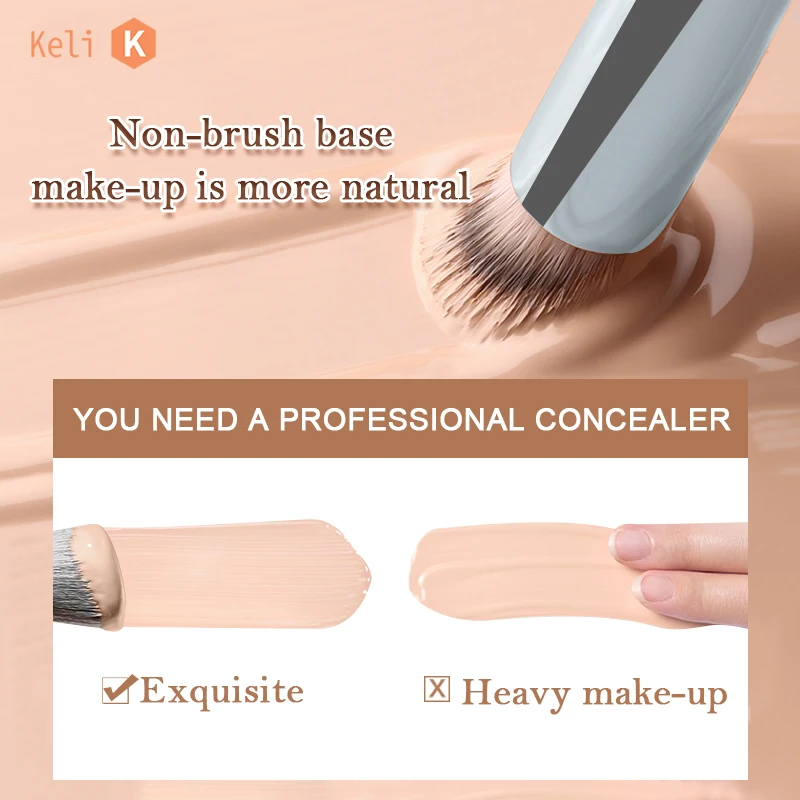 Wholesale 2pcs Blush Detail Concealer Brush Set High Quality Wood Handle Soft Makeup Brush Makeup Tool Kit
