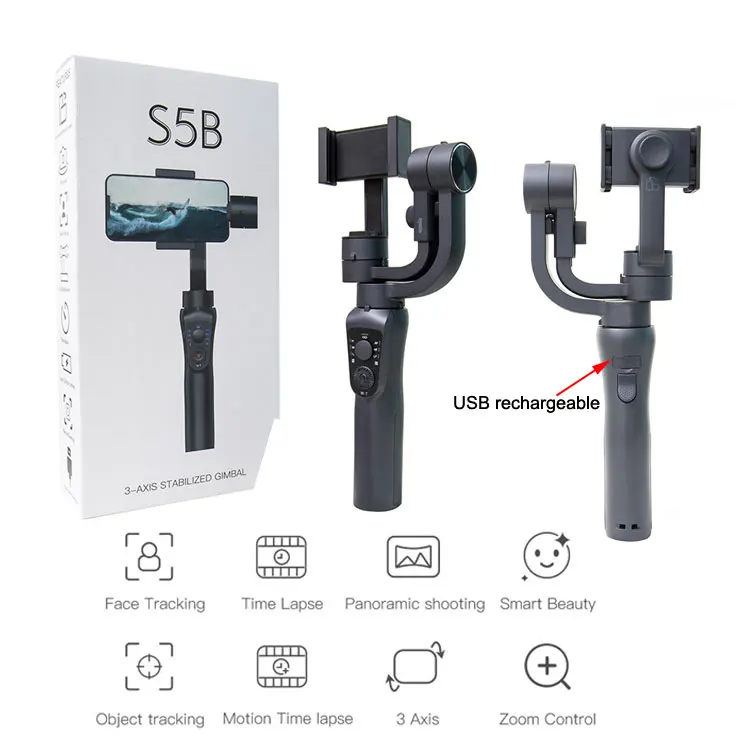 
Fun snap Capture 3 Axis Handheld Smartphone Gimbal Gopro Stabilizer for iPhone 