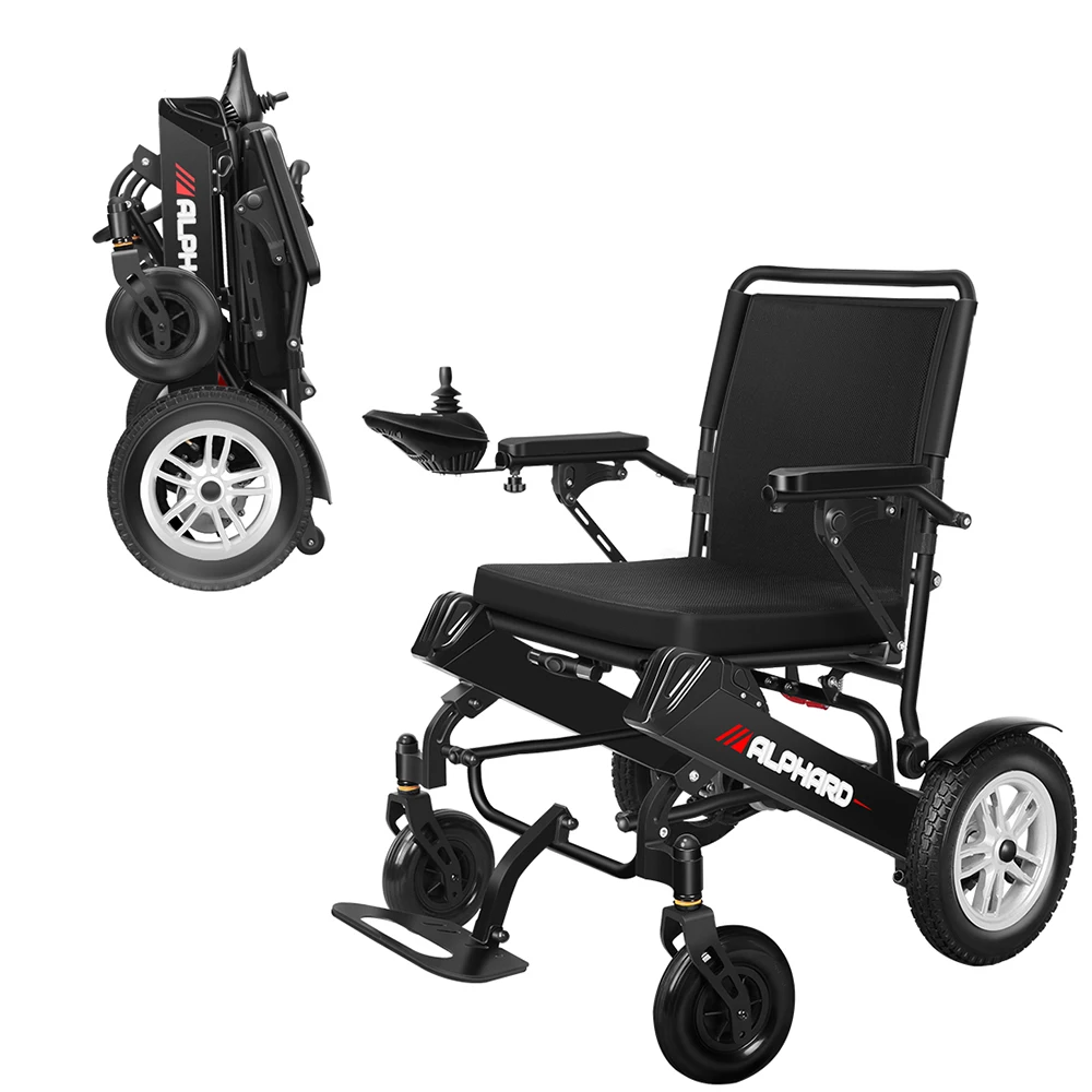 Elderly Travel Battery Waterproof Design Portable Electric Wheelchair Removable Lithium Battery Electric Wheelchair