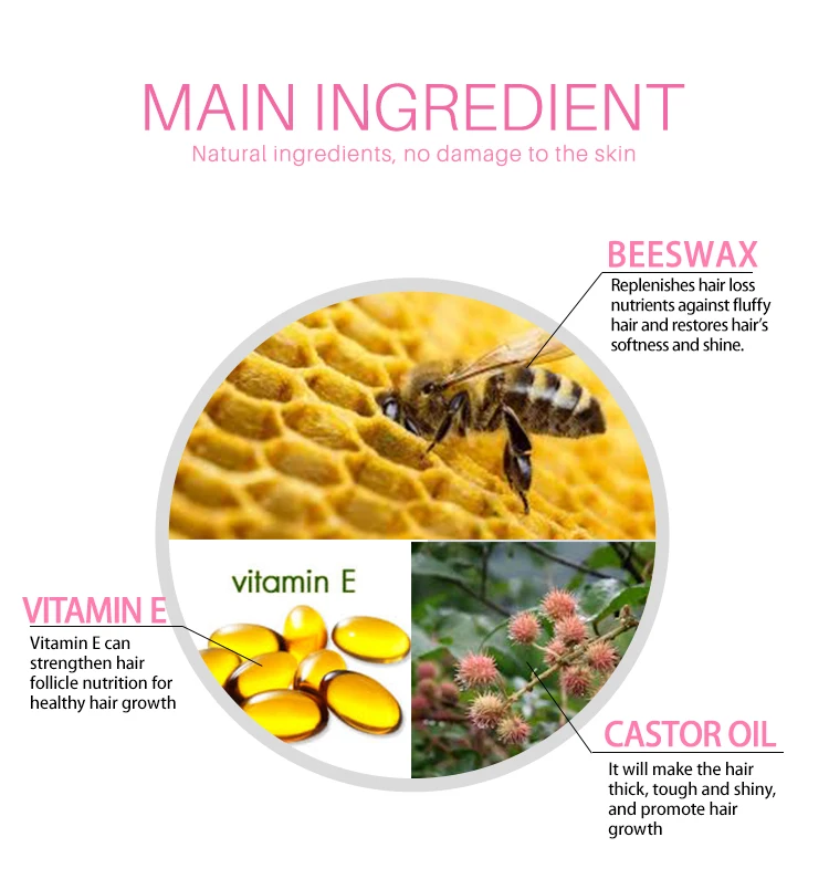 Create Your Brand Water Based Natural Hair Strawberry Edge Control Aqua Hair Wax Pomade