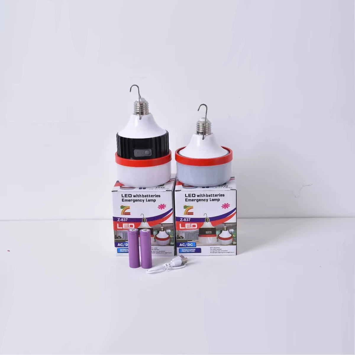 Portable Waterproof Camping Tent Rechargeable Li ion Battery Emergency Lamp LED Outdoor Light Solar Charging Lamp