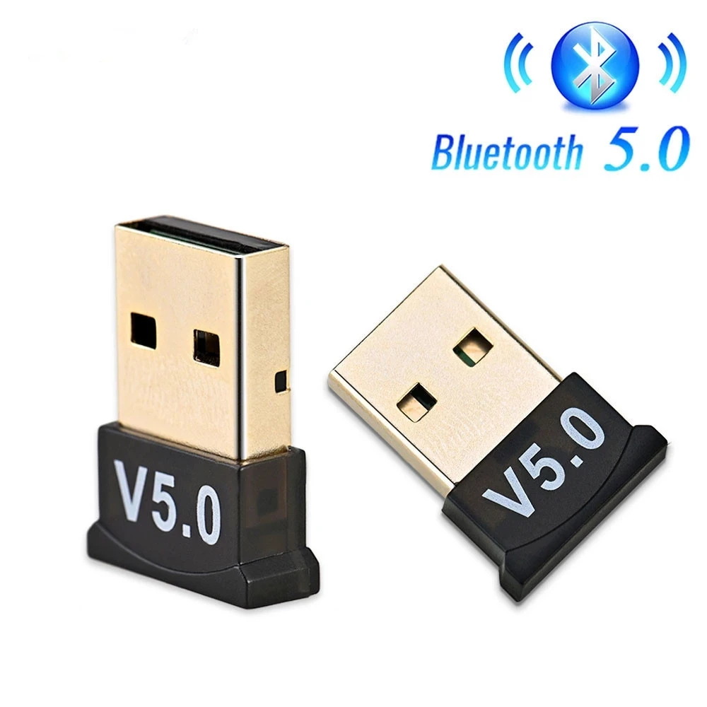 Мини USB адаптер bluetooth V5.0 передатчик приемник беспроводной ключ для ноутбука мыши клавиатуры