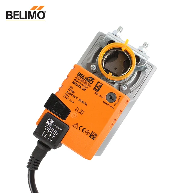 BELIMO NM24A-SR модуляционный демпфер привод поворотный 10 нм AC/DC 24 V 150 s IP54 в наличии HVAC ручная обратная связь