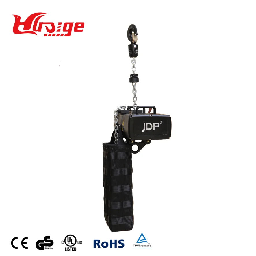 1000kg JDP electric hoist for event setup truss lighting lifting
