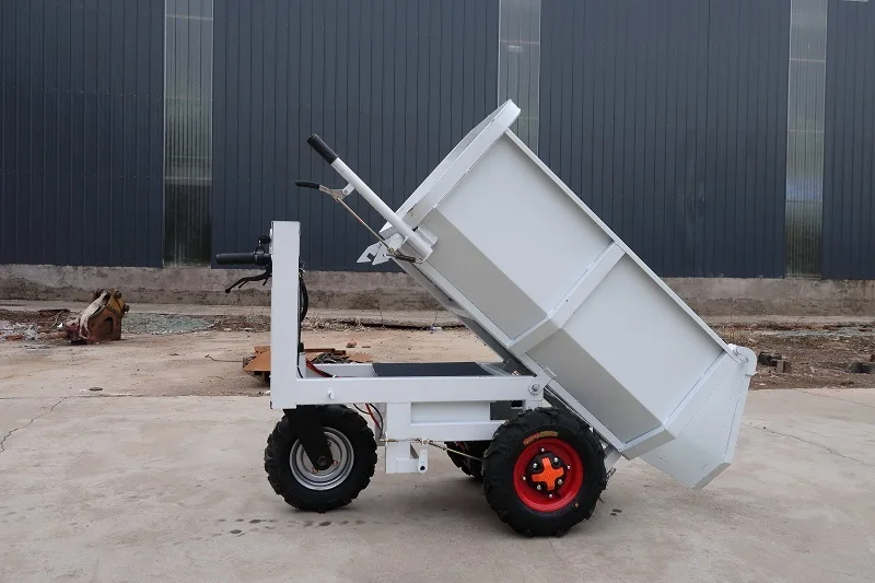Safe and Reliable Wheelbarrows Rear Tyre 4.00-8 With Motor for Building