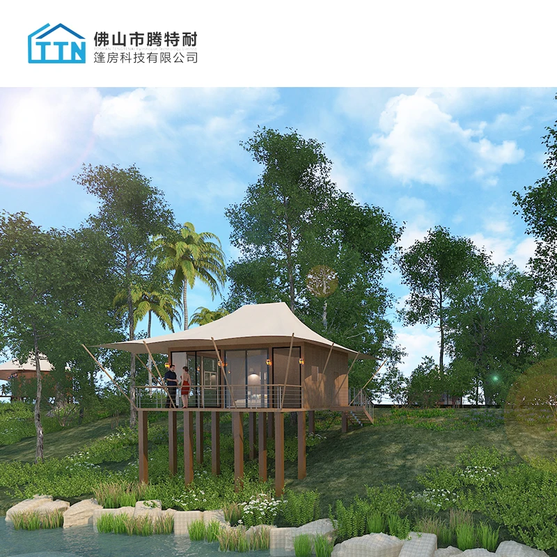 
Glamping eco-friendly house desert resort camping tent luxury large hotel tents for sale 