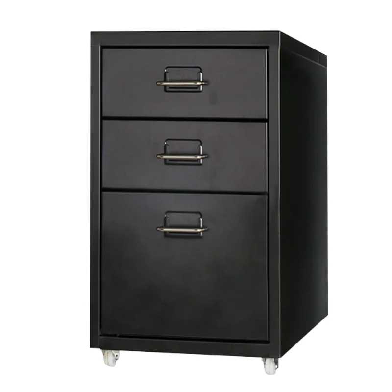 Series black helmer six drawer cabinet /slim 6 drawer vertical metal file cabinets with casters for Korea