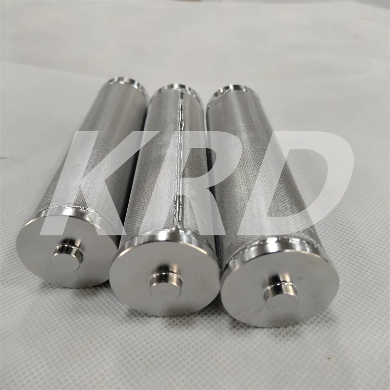 Stainless Steel Candle Ceramic Filter Folded Candle Type Filter Element For Gasoil Water Separator Filter