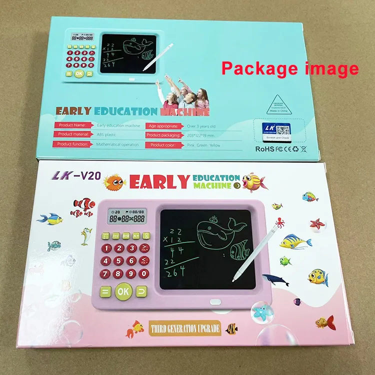 New Gift Toys 2 In 1 Kids Electronic Mental Arithmetic Balance Trainer Oral Math Counter Calculator LCD Writing Tablet