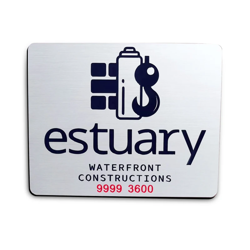 custom  Etched anodized Aluminum Nameplates for Equipment