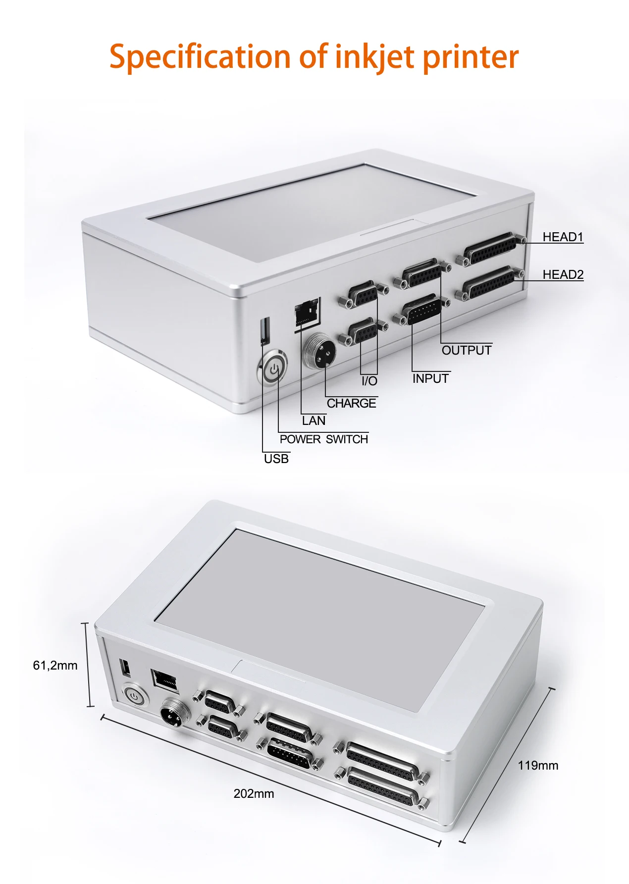 Онлайн струйный принтер DOCOD T210S (с одной головкой зашифрованная версия) термоструйный TIJ