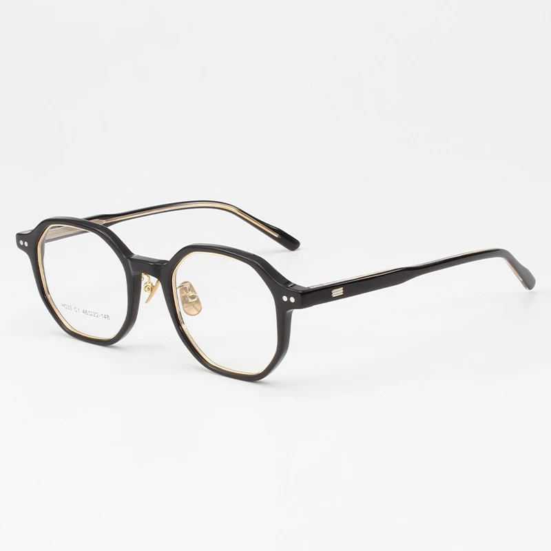 Eyeglasses Frames 2023 Fashion Round Optical Frames For Men Women Acetate Glasses Top Quality