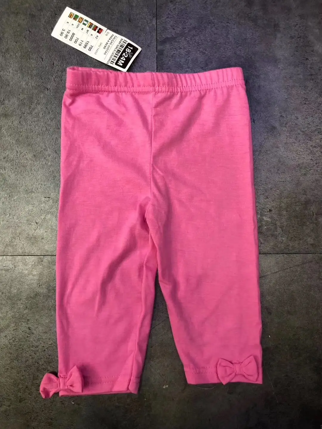 Горячая Распродажа, однотонные мягкие хлопковые штаны ярких цветов для маленьких девочек