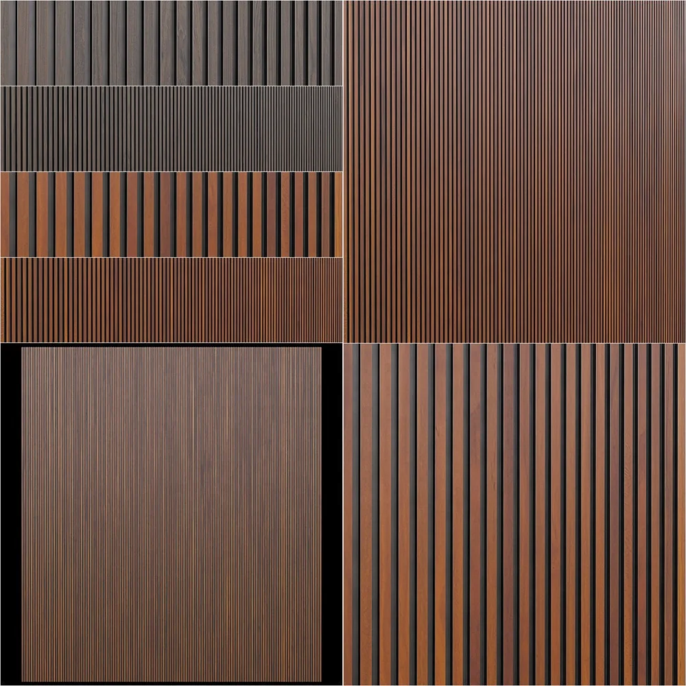 Natural Antisepsis 3d Wpc Wall Boards Wood Wall Panels Grating Ceiling Board For Indoor Decoration
