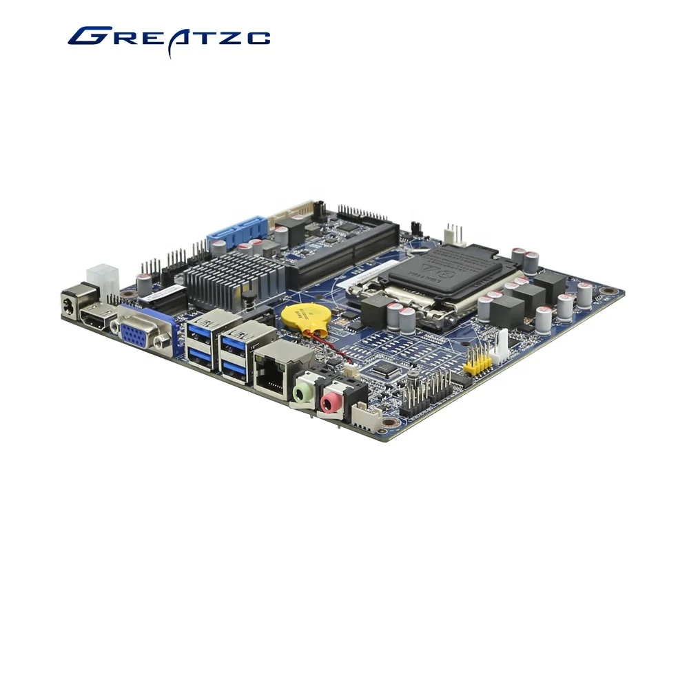 ZC-DN-H310SL-D4 greeatzc бренд LGA1151 V2 гнездо материнской платы 9th 8th Gen процессор материнская плата за все в одном