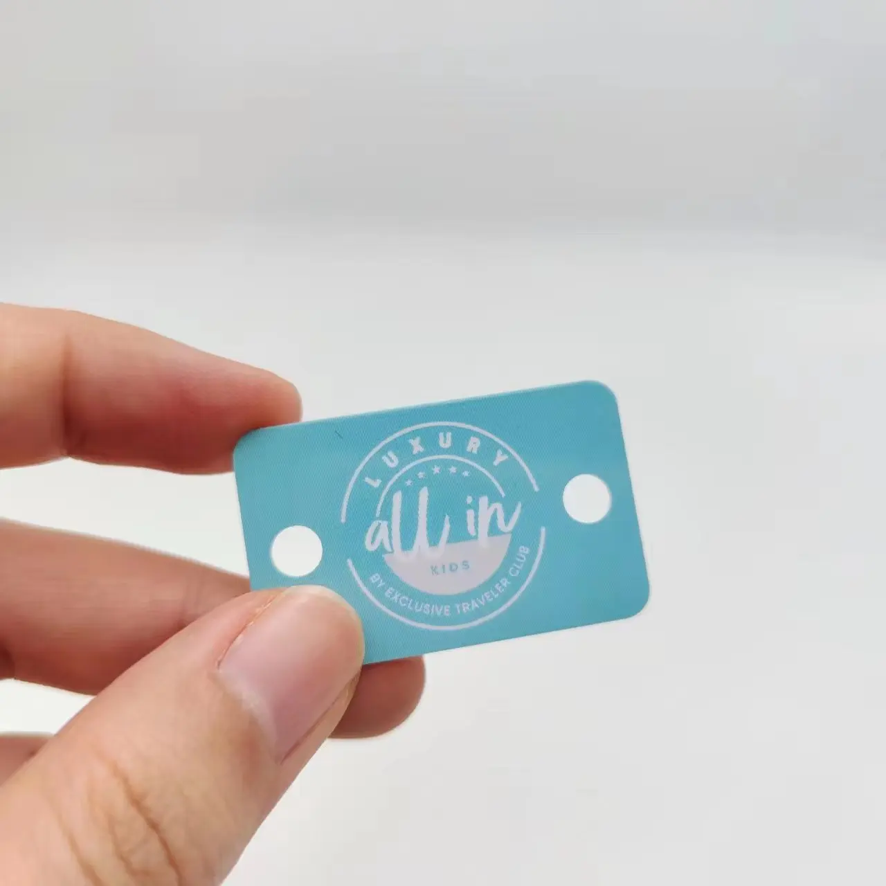 Ultralight EV1/Ultralight C NFC Wristband PVC Card 40*25mm with Pinched Hole NFC 13.56mhz  CMYK Printing