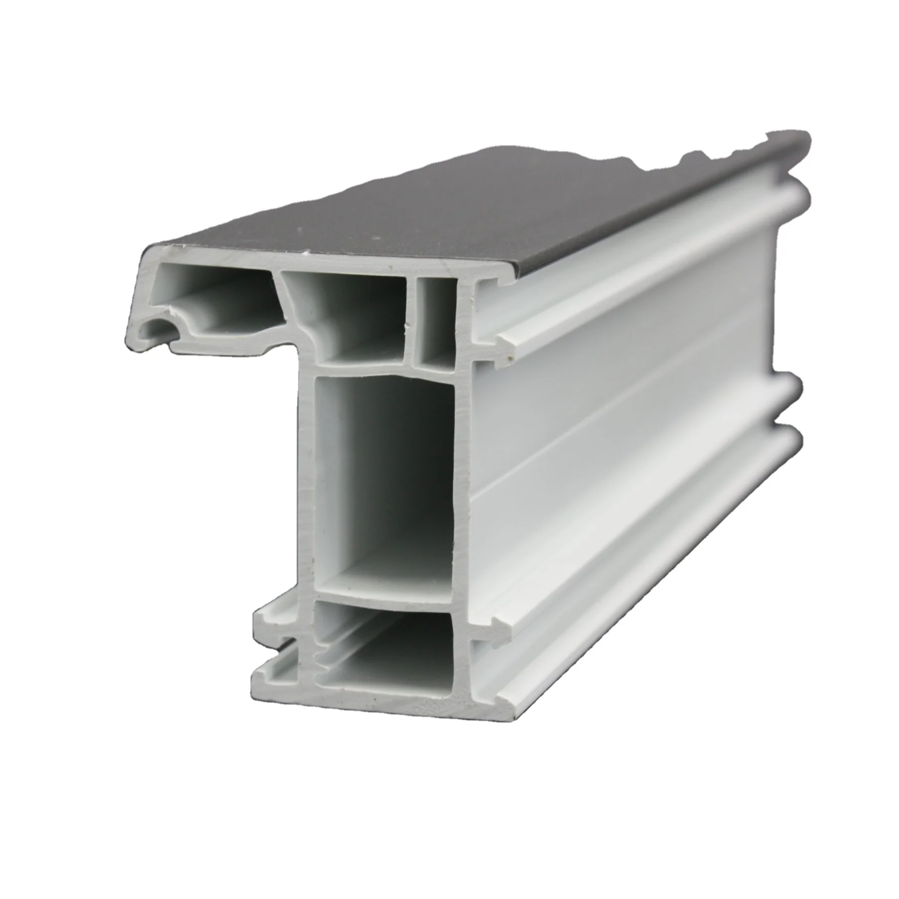 Uv-protect Frame Round Soundproof Door Half Double Glazed Upvc Window Profile Anti-aging Rigid Anti-uv White Color Pvc Upvc