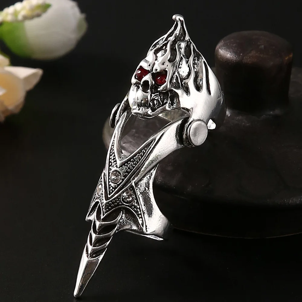 fashion copper alloy finger ring armor for women
