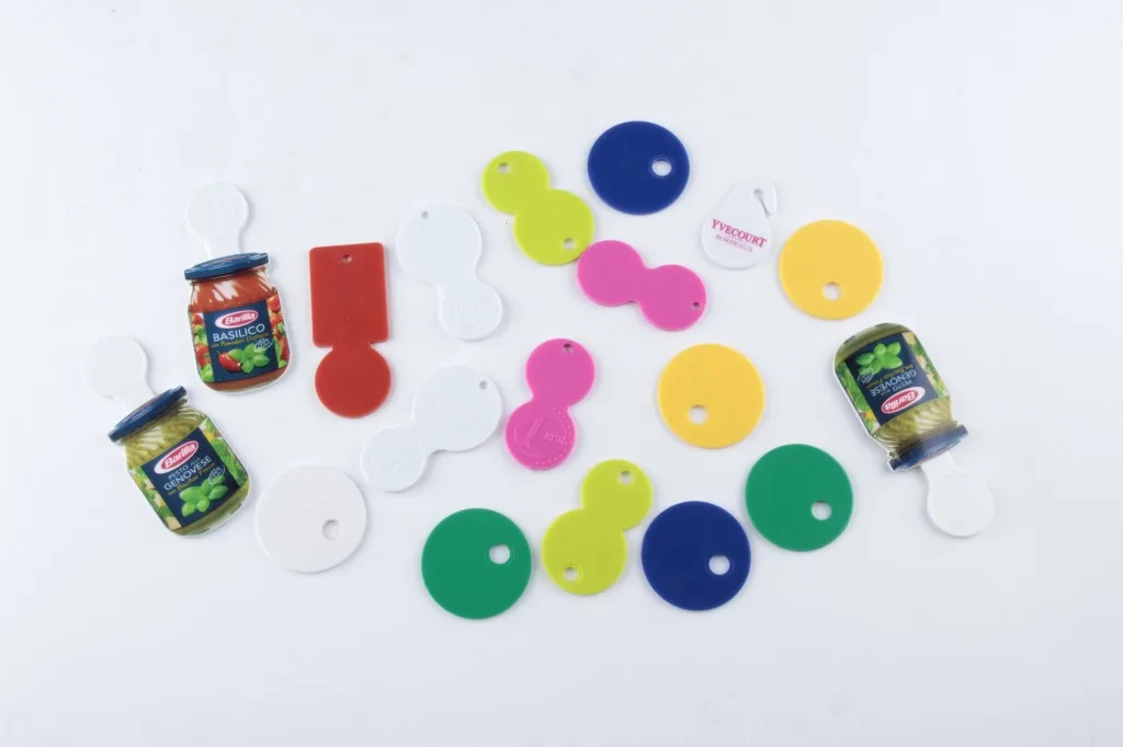 2020 рекламная акция китайской фабрики, дешево, без минимального логотипа на заказ, пластиковая тележка, брелок для монет