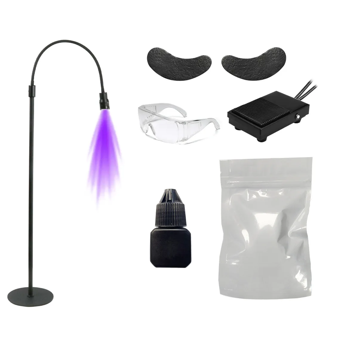 New eyelashes UV lamp extensions false eyelash curing lamp extension special uv eyelash glue phototherapy lamp flooring
