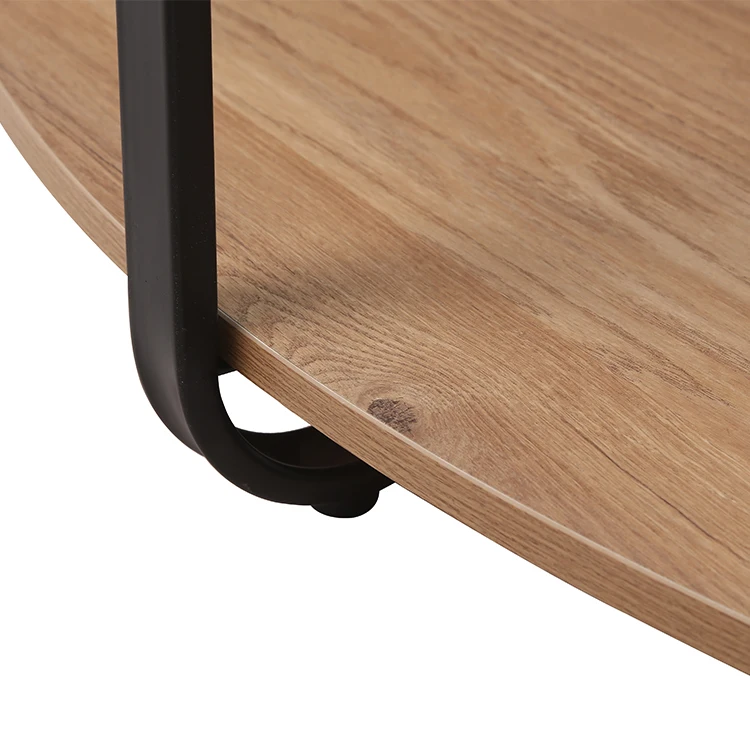 Free Sample Engine Wooden Modern Circle Clock Gemstone Mirrored Diamond Marble Effect Epoxy Coffee Table