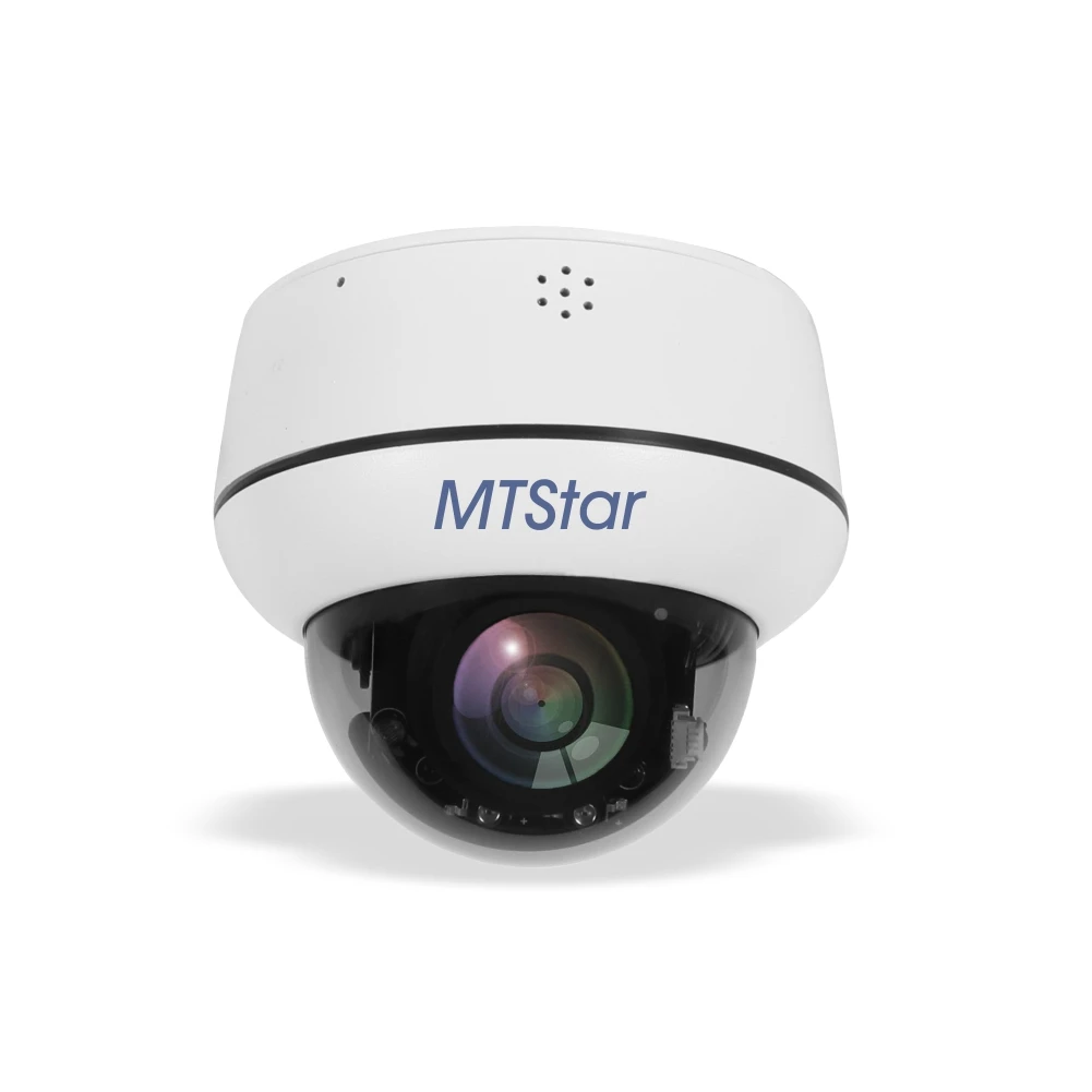 2022 New With PoE 5MP Network Security Dome PTZ Camera CCTV Vandal-proof 355 Degree NIGHT VISION infrared 20m Zoom 5X IP Camera