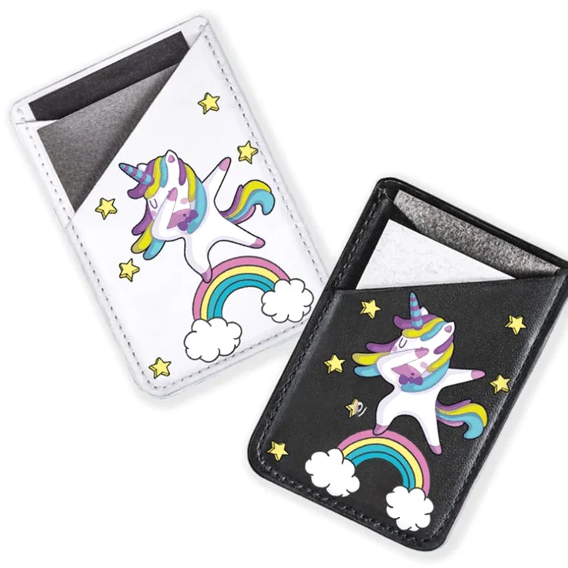 The New Listing Adhesive Credit Card Holder Cell Phone Wallet portable Id Card Sleeves