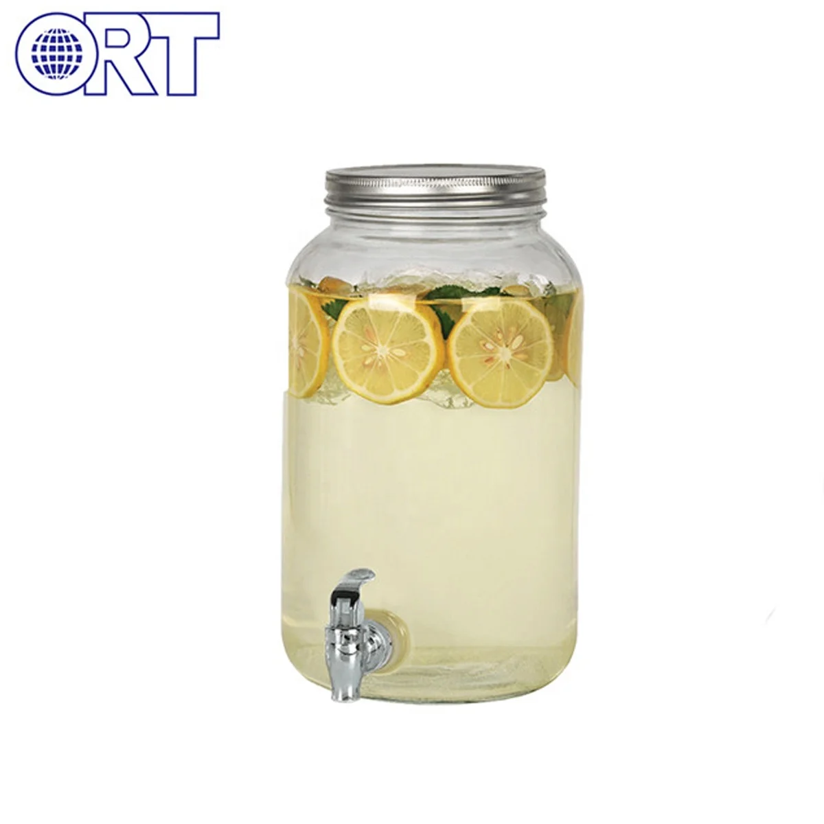 Высококачественный диспенсер для холодной питьевой воды, бутылка для вина, напитков, стеклянная банка с краном