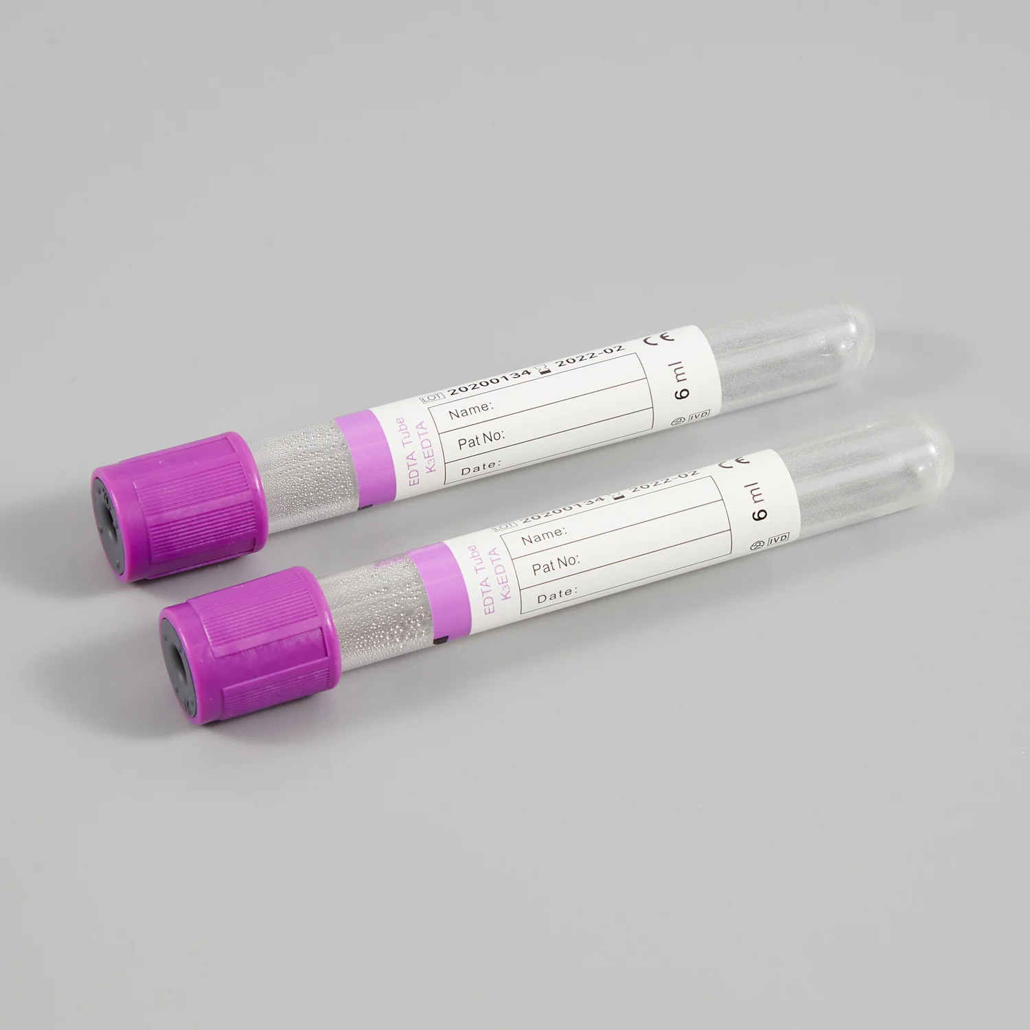 Manufacturer sales eco-friendly disposable edta vacuum blood collection plain tube