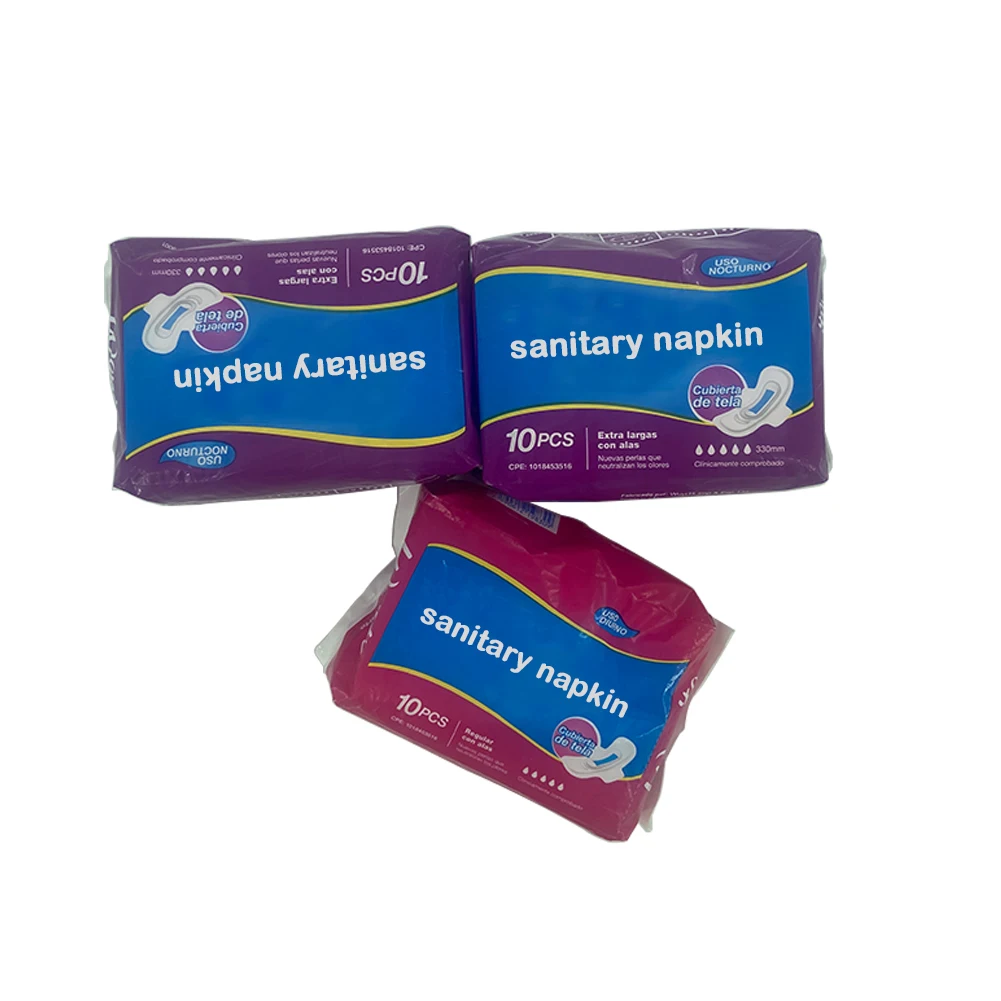 100% Cotton China Manufacturer Super Absorbent Softcare Bamboo Sanitary Pads Napkin