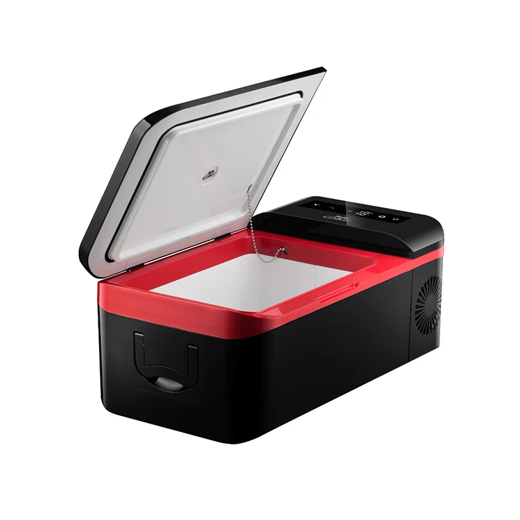 12V mini portable fridge warming cooling fridge mini car refrigerator DC compressor freezer with dual temperature