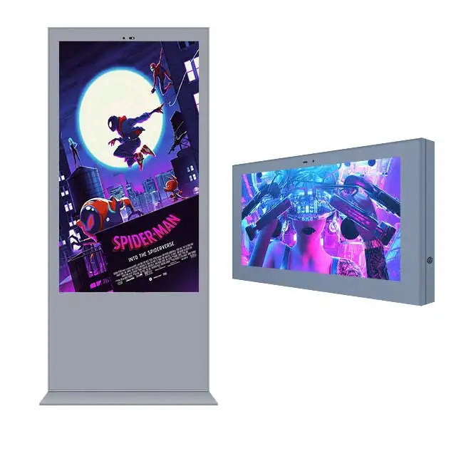 Hot Sale Customized 49 55 65 75 inch IP65 China Manufacture Waterproof Advertising Display Digital Signage LCD Outdoor Screen