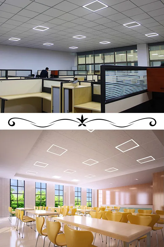 Wifi Intelligent Tunable Safety aluminum Body Wireless Smart Music remote control home wall ceiling led panel frame light
