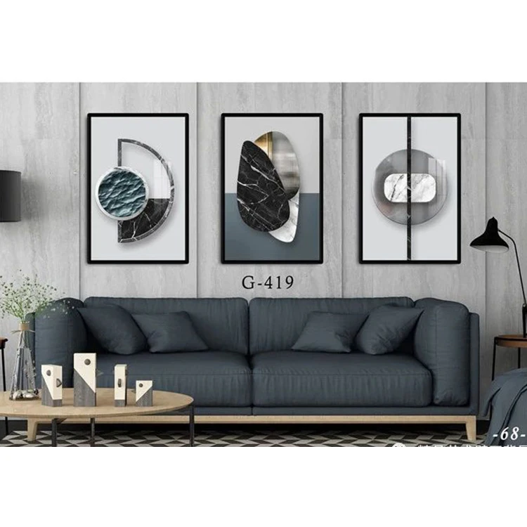 Cheap Eminent Promotion Waterproof Eco-Friendly High Resolution Modern Decorative Crystal Porcelain Painting