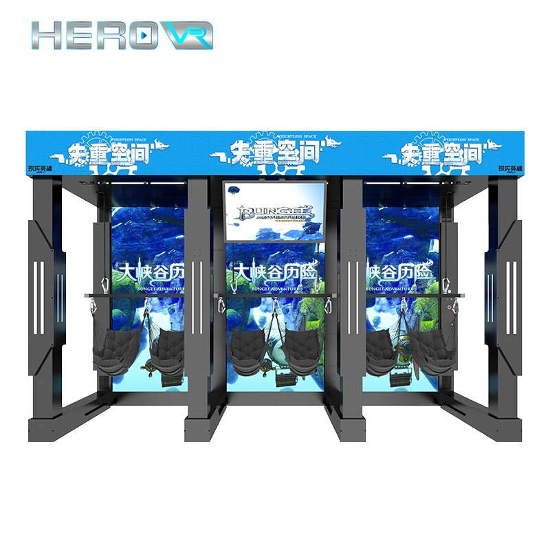 HEROVR Must-Have Attraction Immersive Skydive Sim VR Bungee Jump for Theme Parks Outdoor Fun Zones