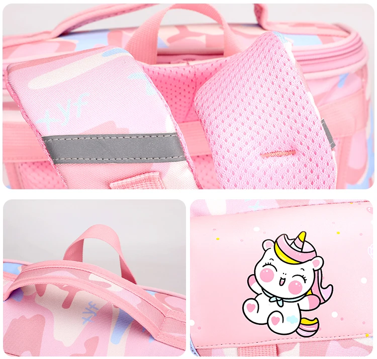 Hot Sell Durable Child Primary Waterproof School Backpacks Oxford Kids Bags