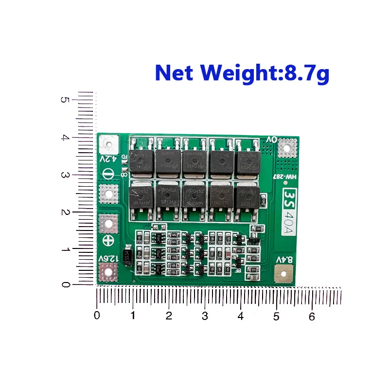 3S 40A Li-ion Lithium Battery 18650 Charger BMS Protection Board 11.1V 12.6V Enhance Balance