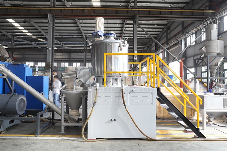 Underwater Plastic pe compounding machine color masterbatch hdpe twin screw extruder with pelletizing line