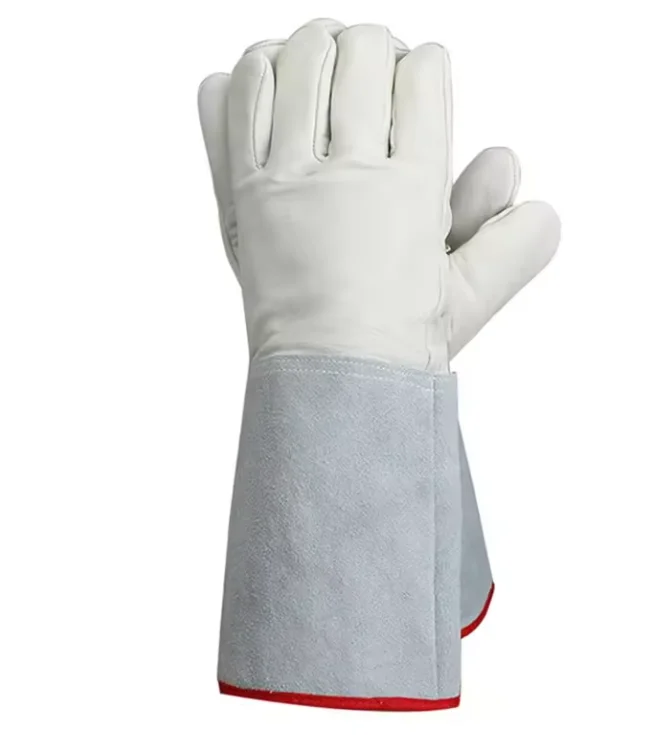 2024 High Quality Cryo Protect Hands Dry Ice Hand Warm Liquid Nitrogen Protective Gloves