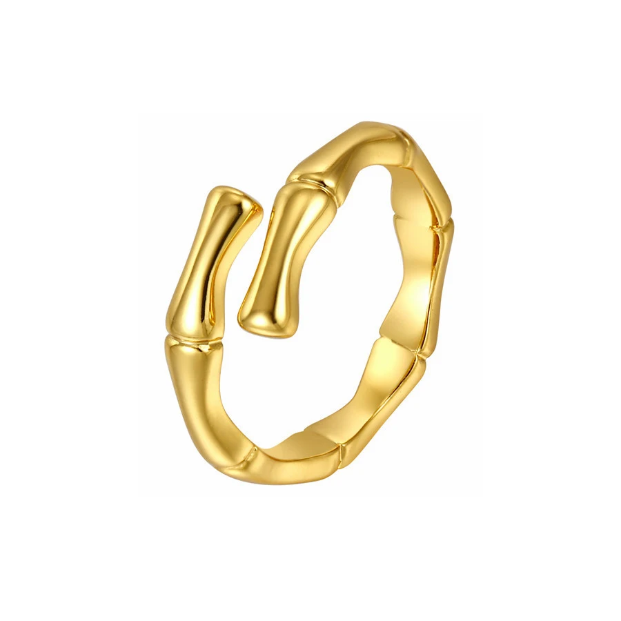 16509 Xuping Дубай золотой цвет женское кольцо ювелирные изделия, модный дизайн бамбуковое кольцо