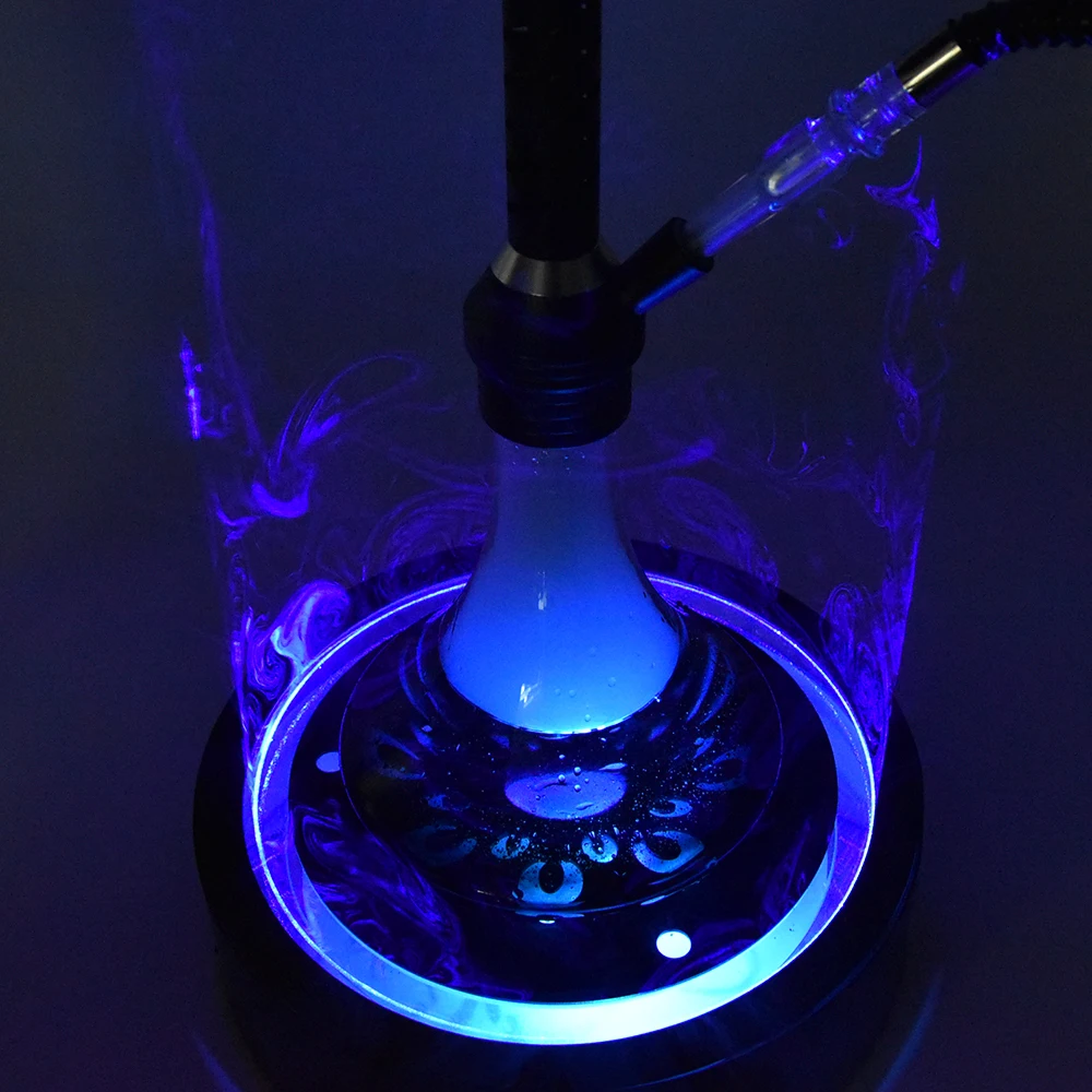 New design high quality hookah accessories shisha hookah 12inch LED laser light base lamp base for hookah chicha
