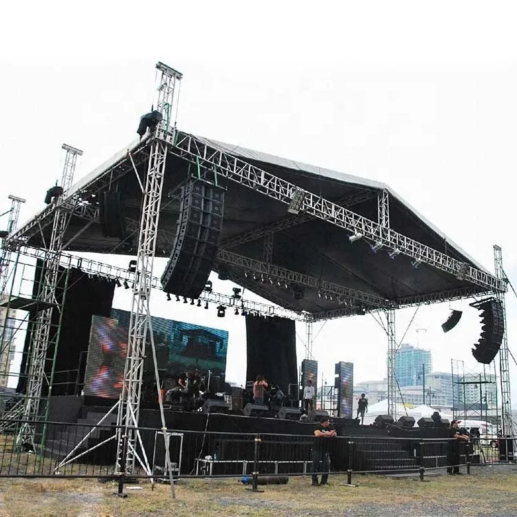 Global goal post truss led screen heavy loading truss stage truss aluminium concert stage equipment stage equipment