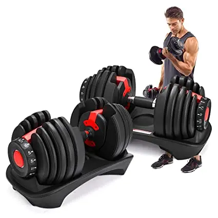 
New arrived Steel 1 Box Tpu Proiron Dumbbells Easy Adjust Gym Equipment Dumbbell And Bar With Weight 
