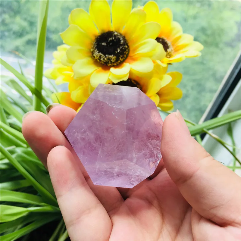 Wholesale polished natural quartz amethyst Dodecahedron Crystal For healing