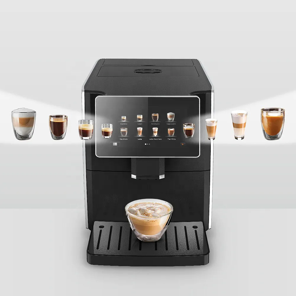 New Arrival One Touch Screen Fully Automatic Espresso Coffee Machine with Grinder